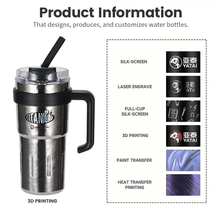 Pure Titanium Vacuum Mug factory